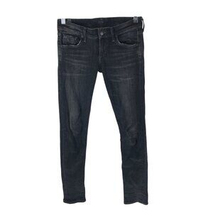 Citizens of Humanity Womens Jeans Racer Skinny Low Rise Black 26